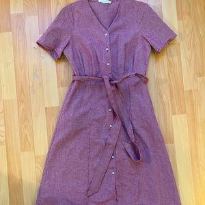 Red gingham Roolee dress- size small